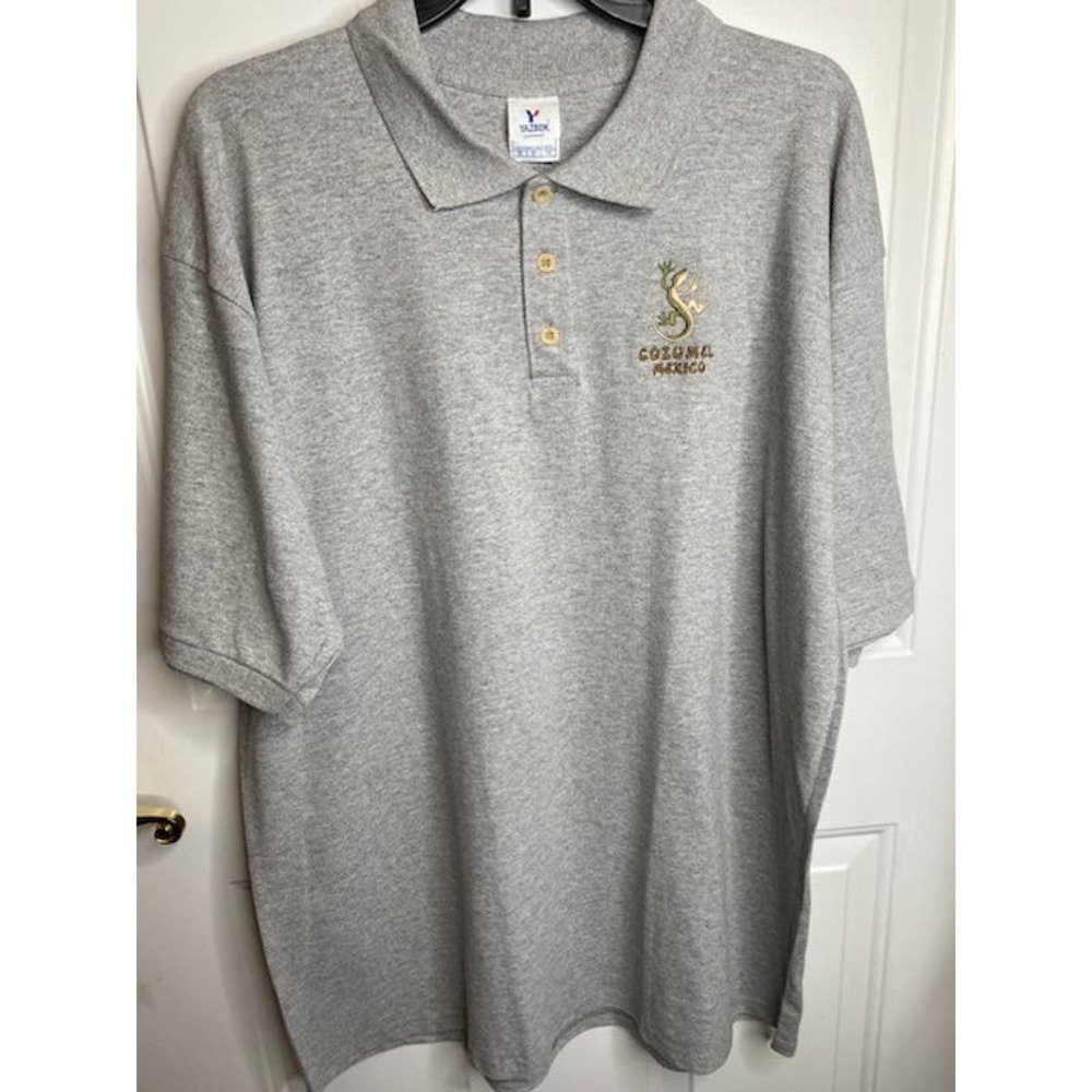 Cozumel‎ Mexico Men's Polo Gray Shirt Sz XL